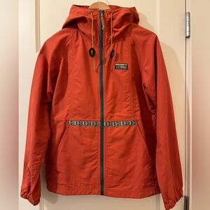 L.L. Bean • Mountain Classic Anorak Jacket • Full-zip • Red/Orange • Size S